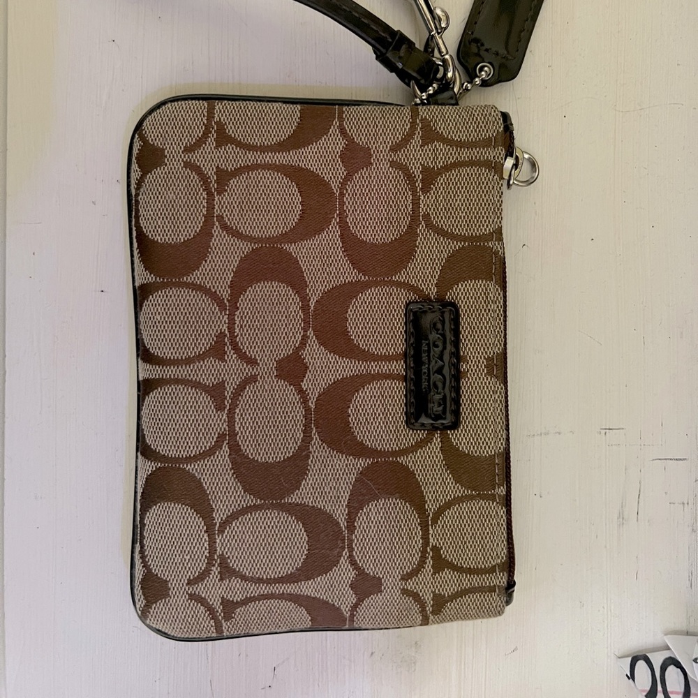 Coach wristlet purse